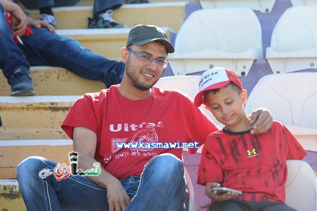 فيديو : الحسم النهائي ينتقل الى ارض الناصرة يوم الثلاثاء بعد التعادل 1-1 واكثر من 4500 مشجع ساند الفريق القسماوي 